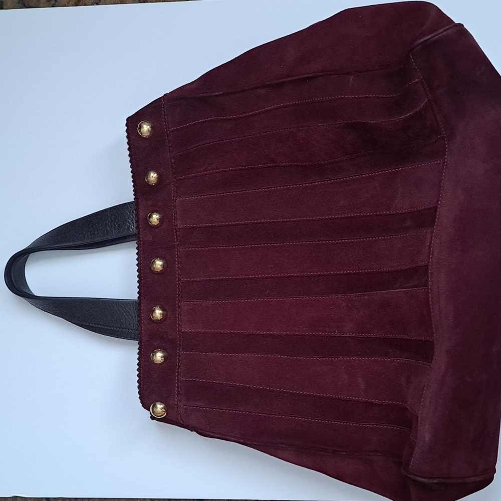 Tamara Mellon suede bag